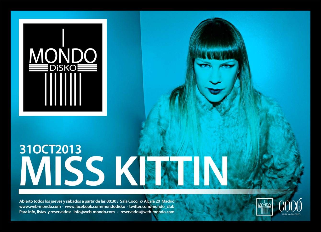 Miss Kittin - Página frontal
