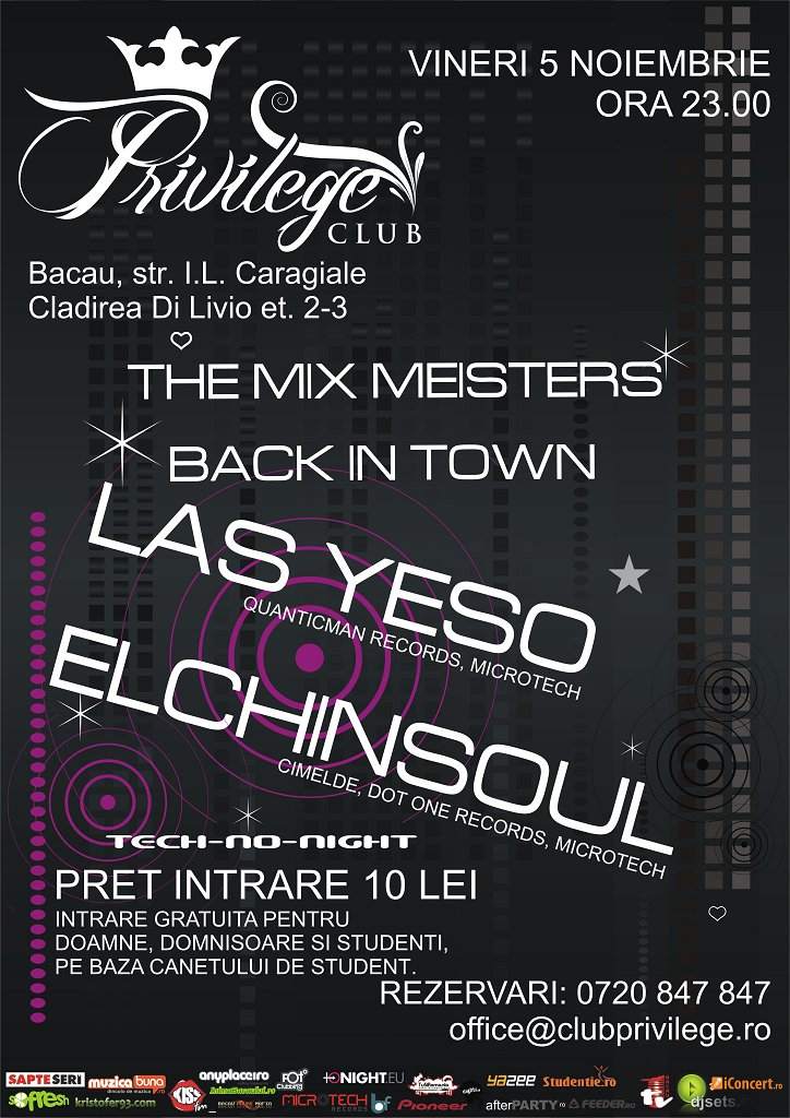 'the Mixmeisters Back In Town' - Página frontal