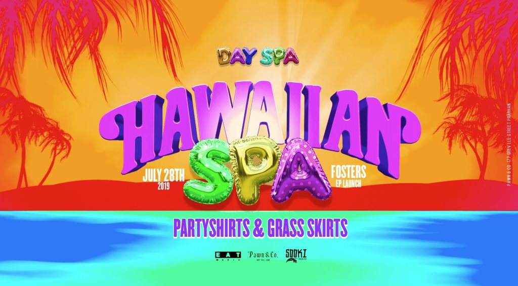 Hawaiian Spa: Partyshirts & Grass Skirts - Página frontal
