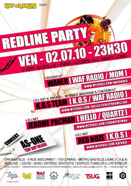 Red Line Party - フライヤー表