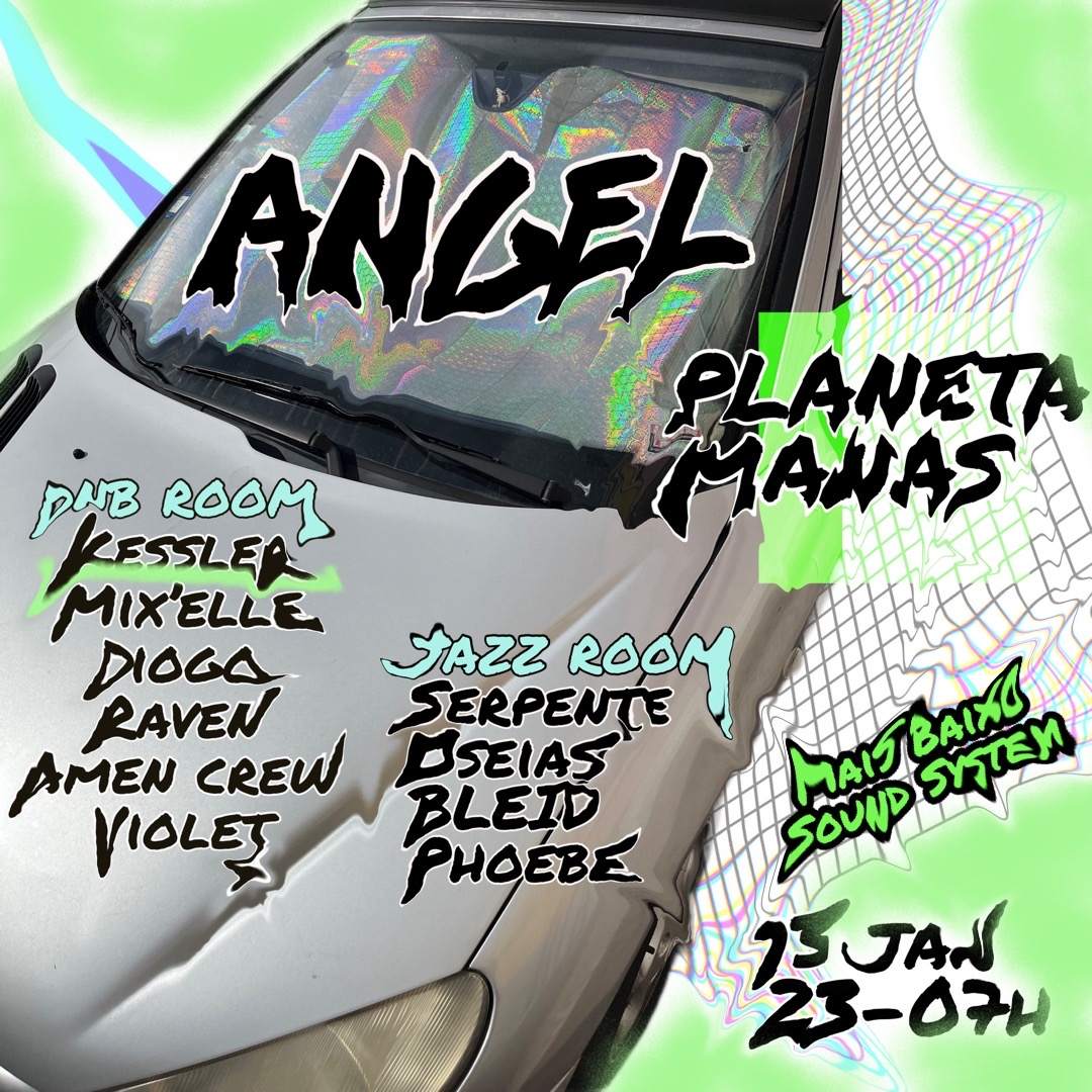ANGEL x Mais Baixo with Kessler, Mix'Elle, Diogo, Serpente, Oseias, raven - フライヤー表