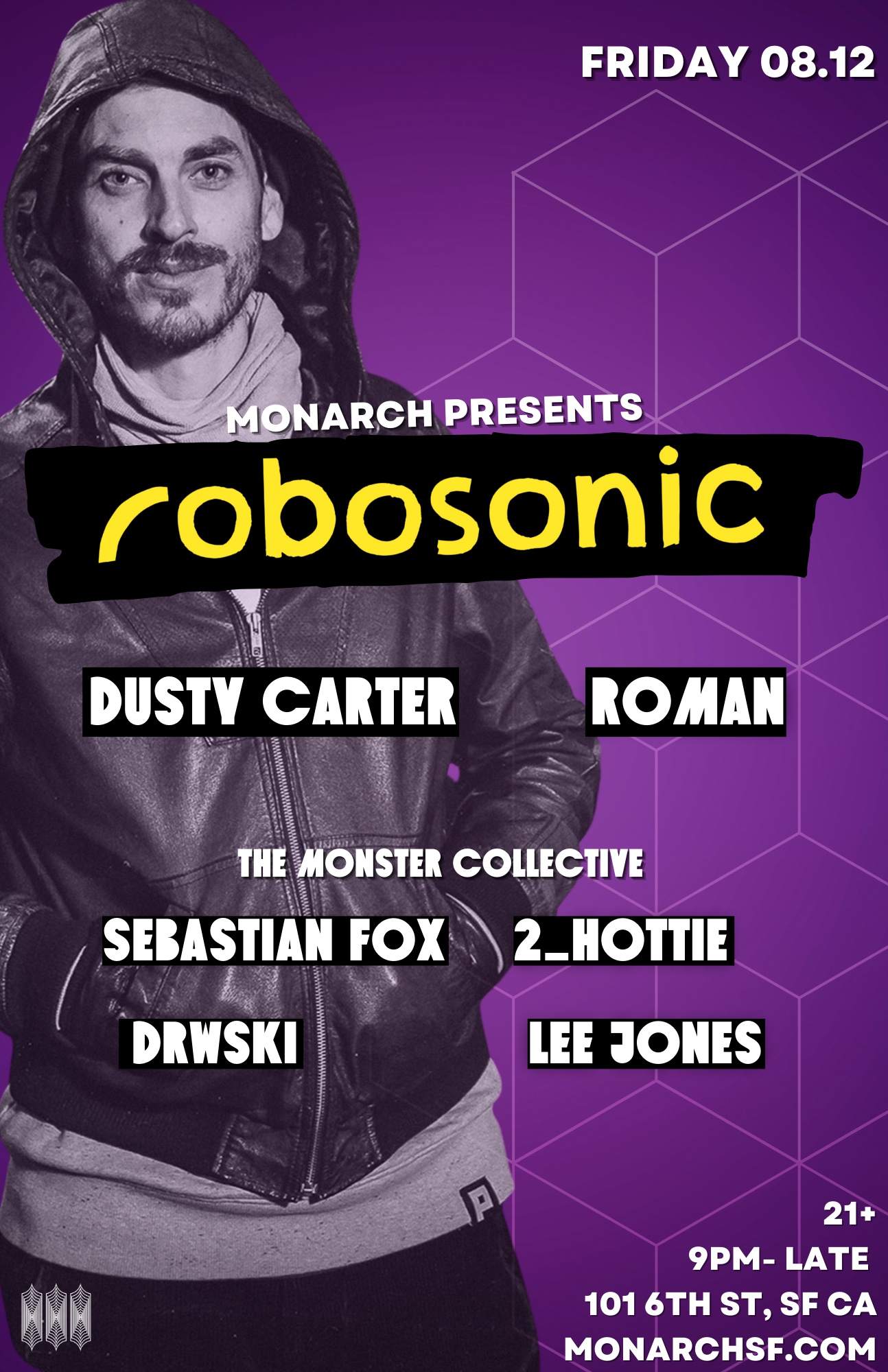 Robosonic | Dusty Carter - Roman - The Monster Collective - Página frontal
