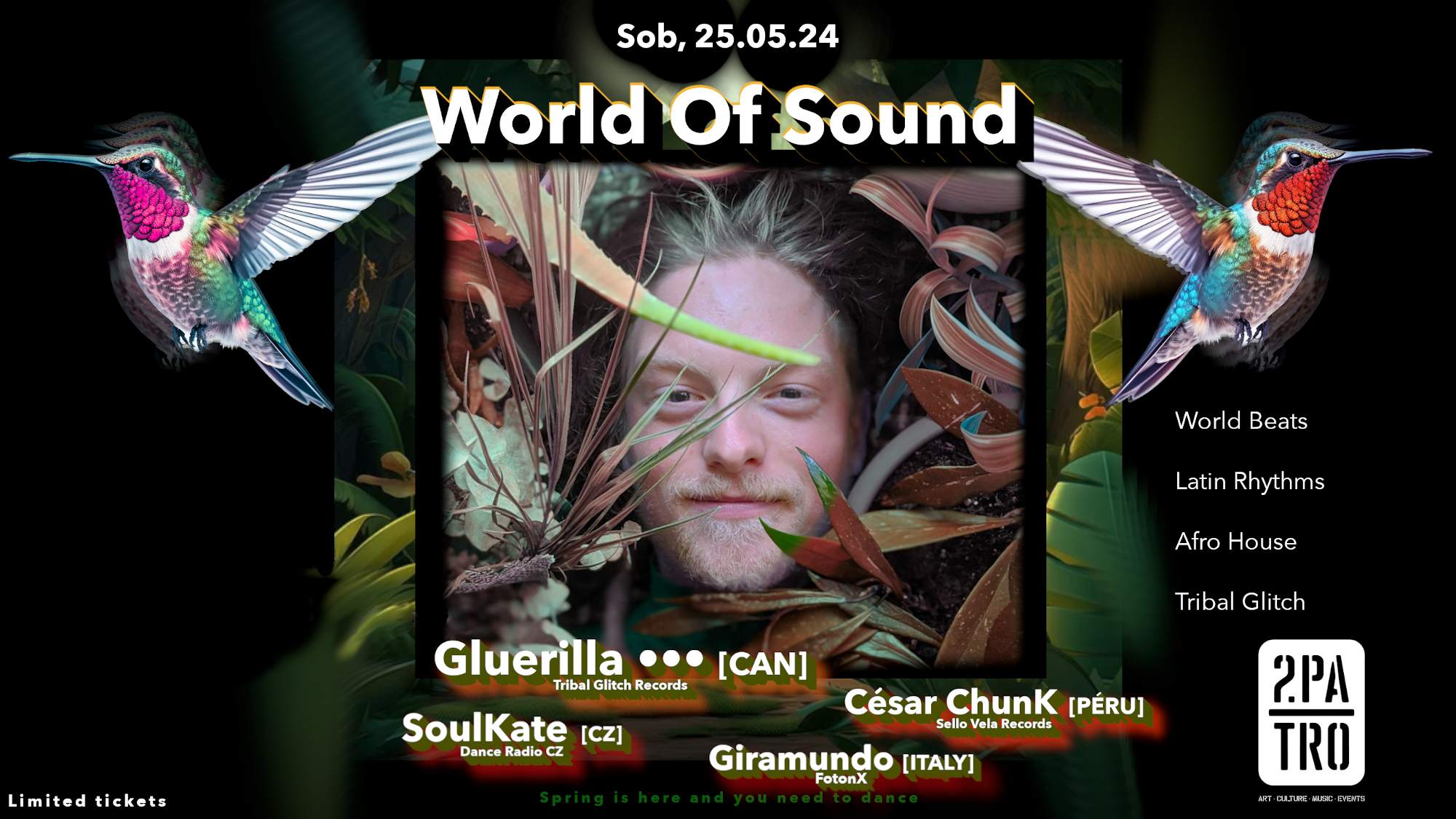 World Of Sound: Gluerilla ••• [Can] + César ChunK [Perú] + SoulKate [Cz ...