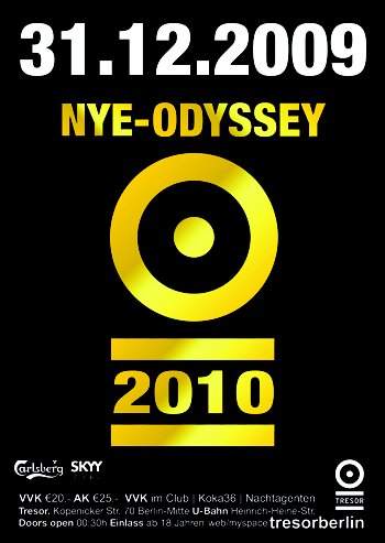 Tresor Nye Odyssey 2010 - Página frontal