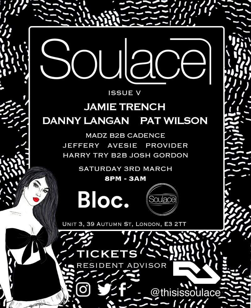 Soulace: Issue V with Jamie Trench, Danny Langan & Pat Wilson - Página trasera