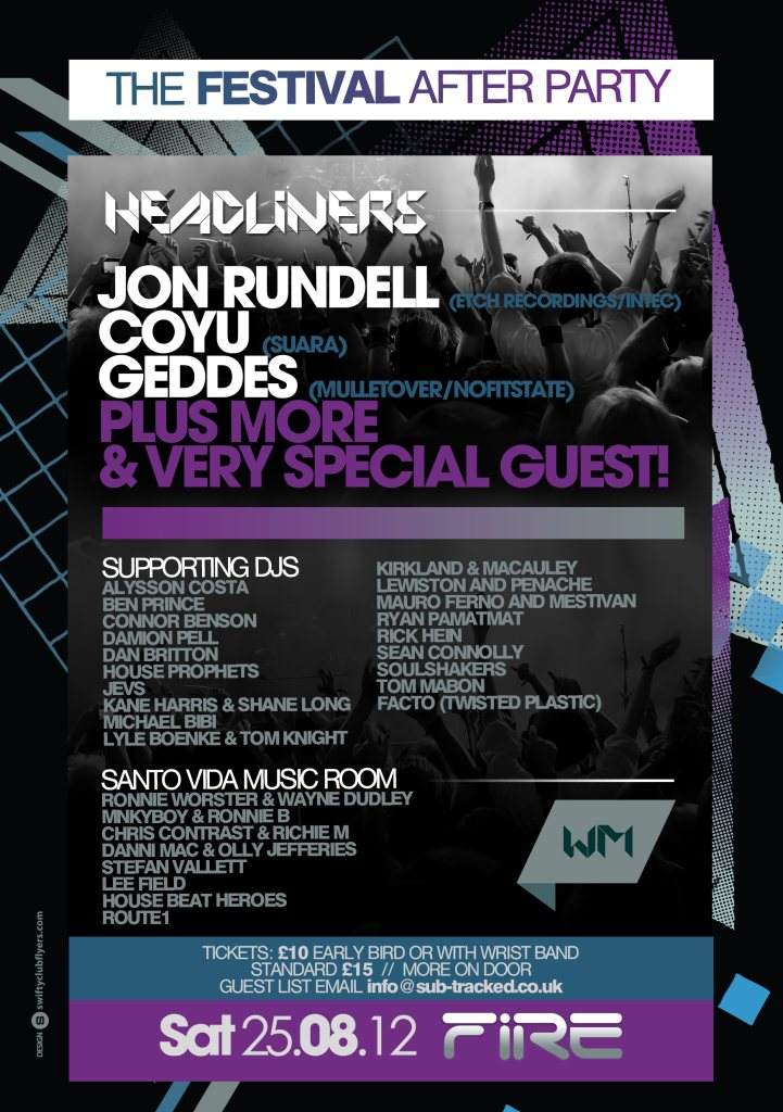 What Matters with Jon Rundell, Coyu, Geddes and Very Special Guest - フライヤー裏