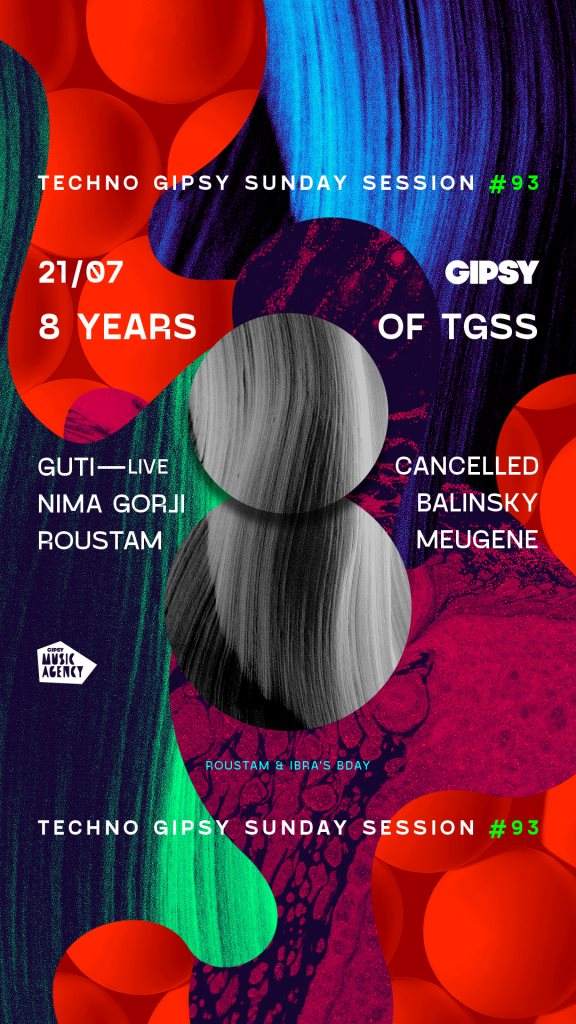 8 Years of Techno Gipsy Sunday Sessions - Página frontal