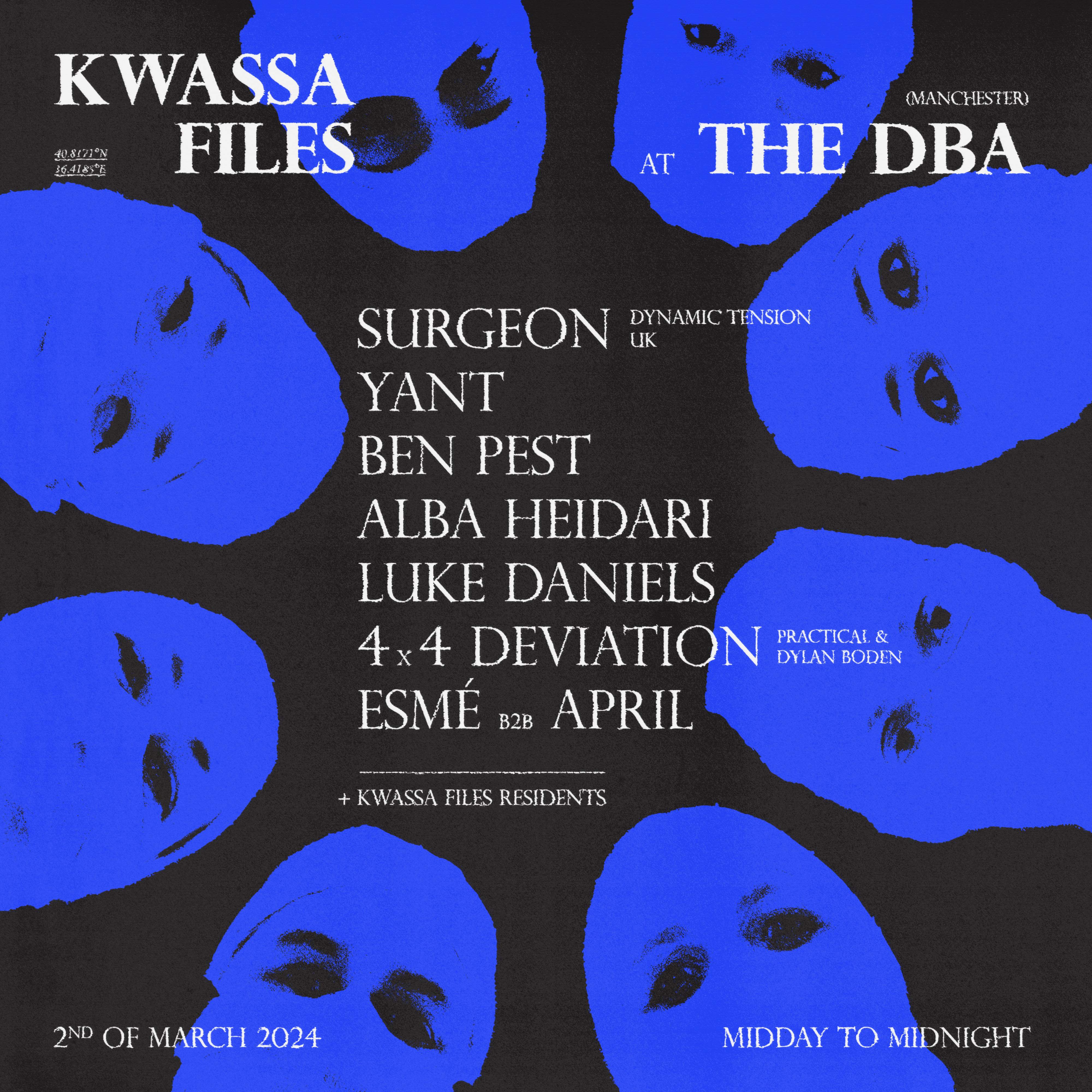 Kwassa Files Takeover The DBA - フライヤー表