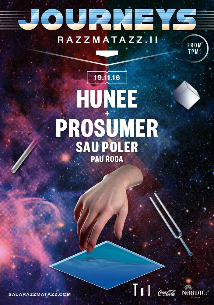 Journeys: Hunee + Prosumer + Pau Roca - Página frontal