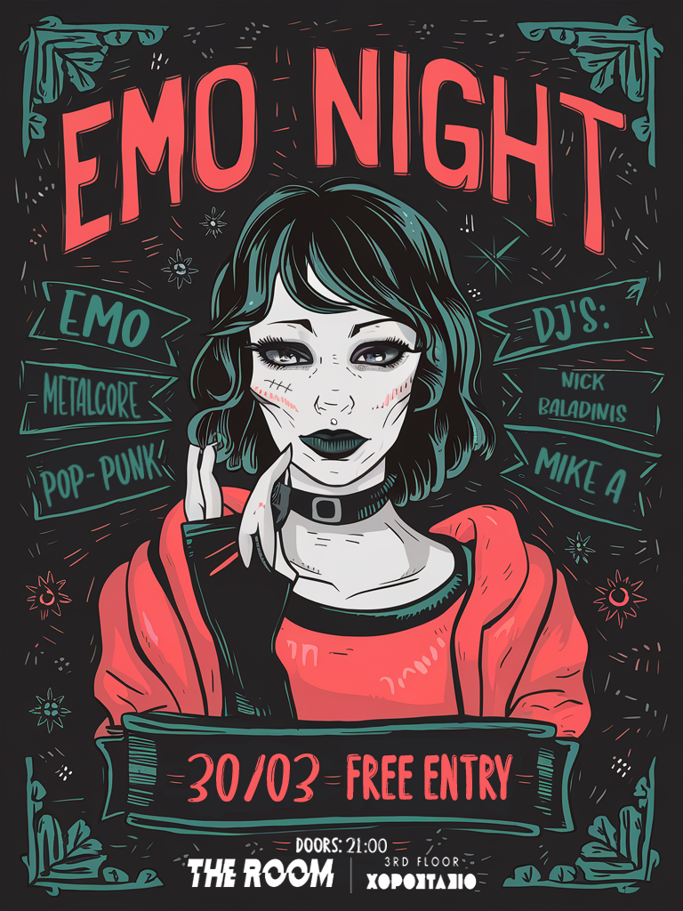 Emo Night at Xorostasio, Athens