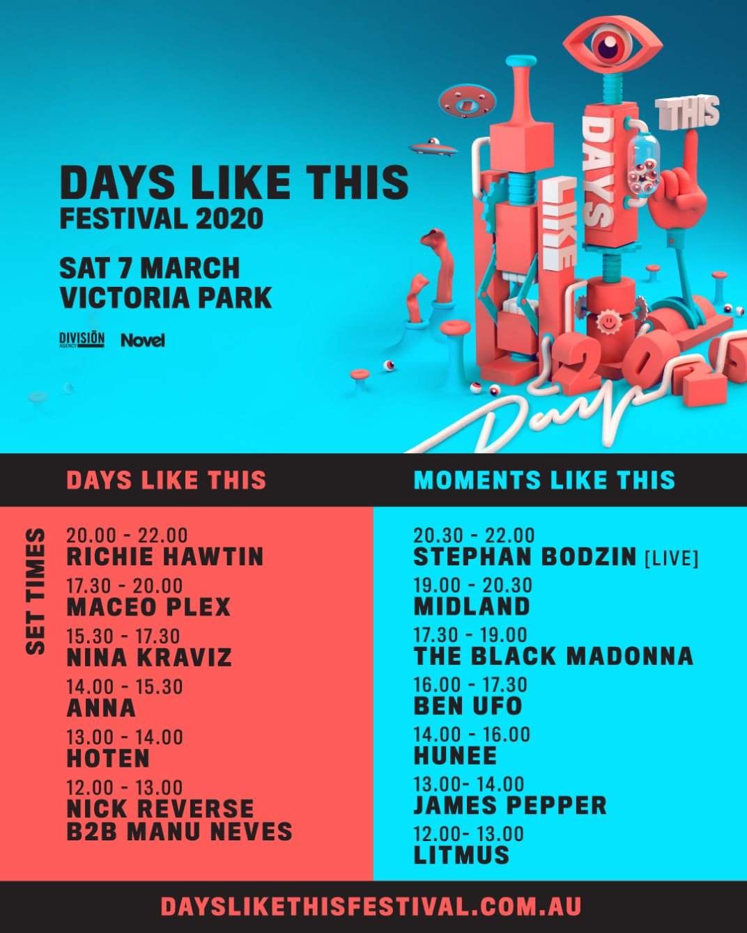 Days Like This Festival 2020 - フライヤー表