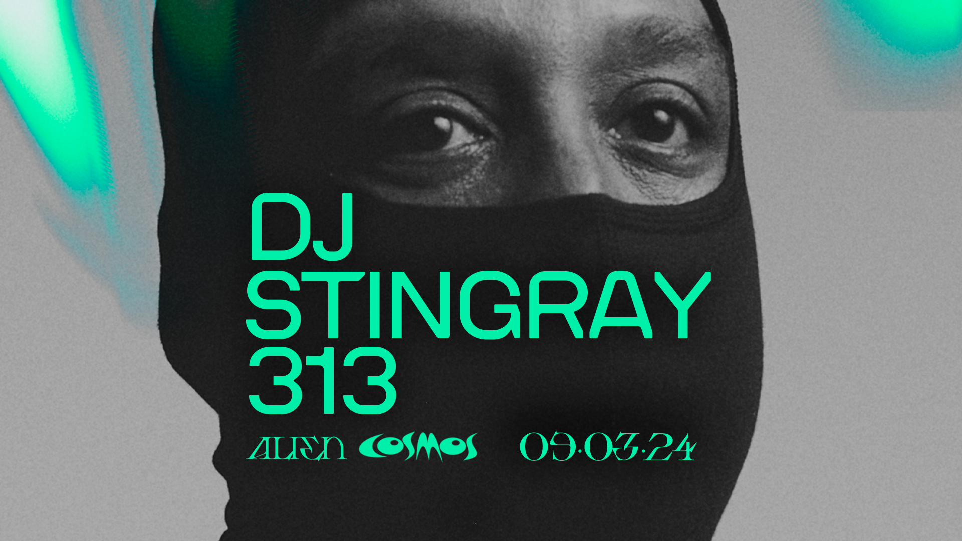 Alien with DJ STINGRAY 313 - フライヤー表
