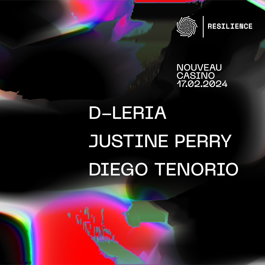 RESILIENCE: D-Leria, Justine Perry, Diego Tenorio - Página frontal