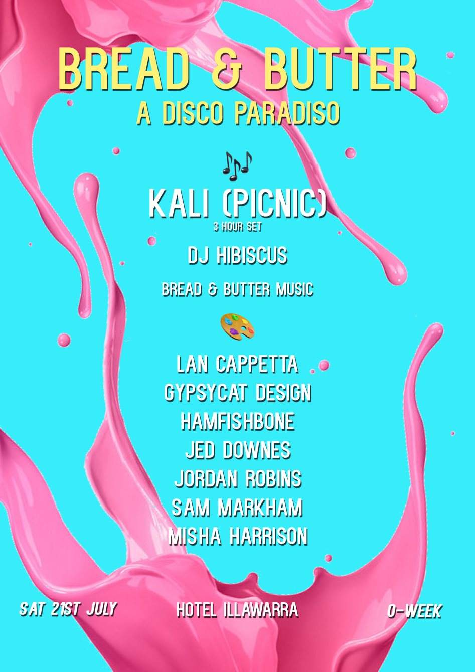 Bread & Butter: Disco Paradiso with Kali (3 Hours) - Página frontal