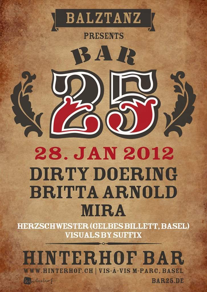 Balztanz presents Bar 25 Nacht - Flyer front