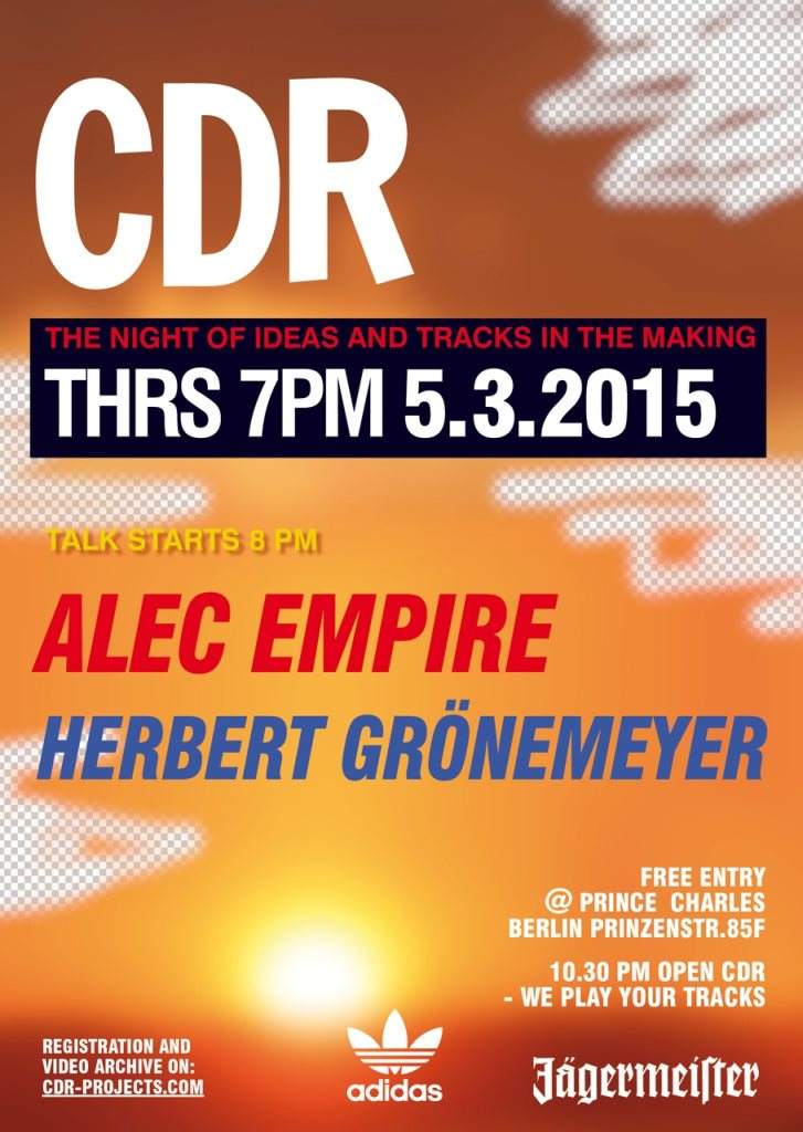 CDR Berlin with Alec Empire & Herbert Grönemeyer - Página frontal