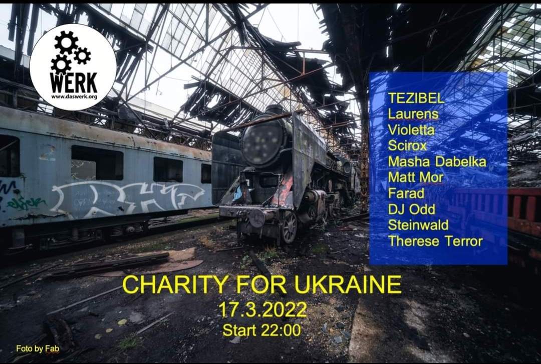 Charity For Ukraine - Página frontal