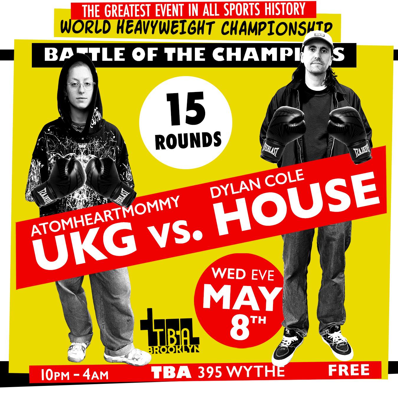 Headroom: UKG vs House - フライヤー表