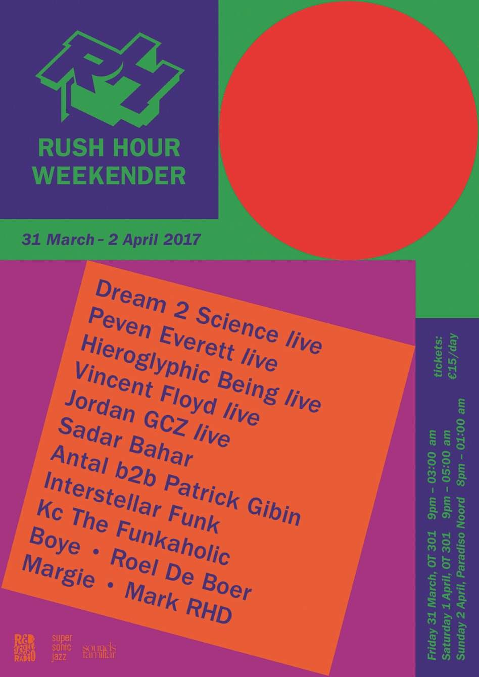 Rush Hour Weekender - Página frontal