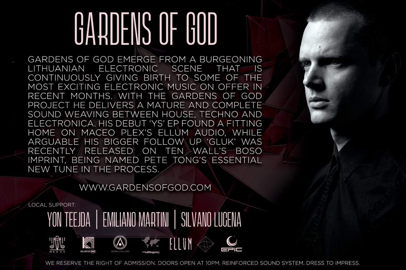 Gardens of God - Página trasera