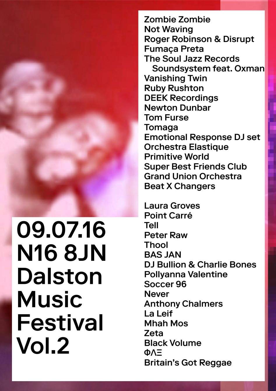 Dalston Music Festival - Página frontal
