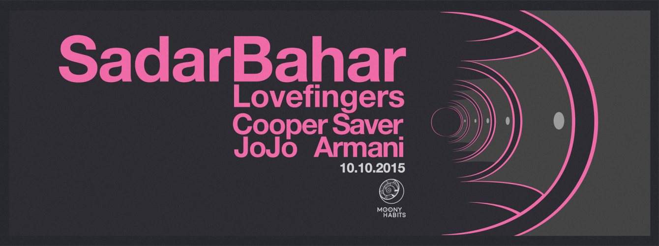 Moony Habits with Sadar Bahar, Lovefingers, Cooper Saver, Jojo Armani - Página frontal
