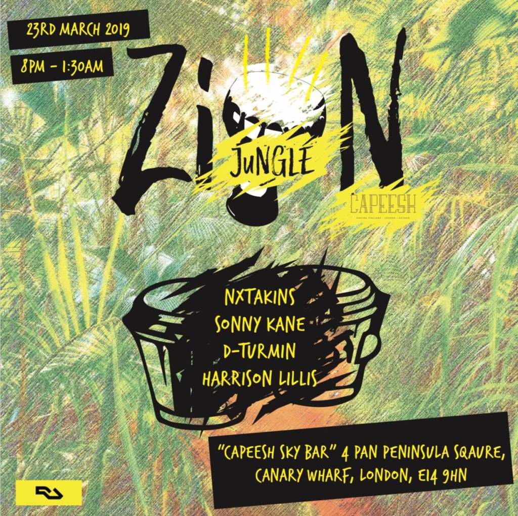 Zion Jungle - フライヤー表