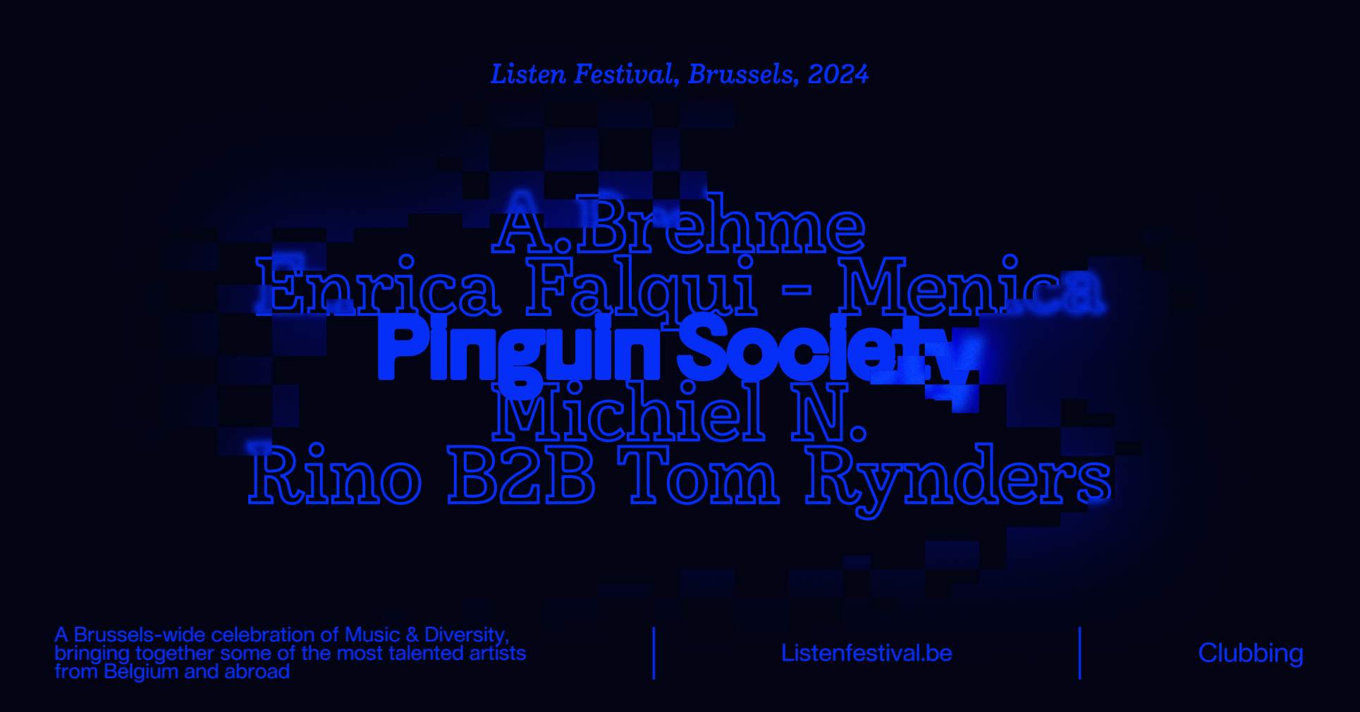 ● Listen x Pinguin Society - Página frontal