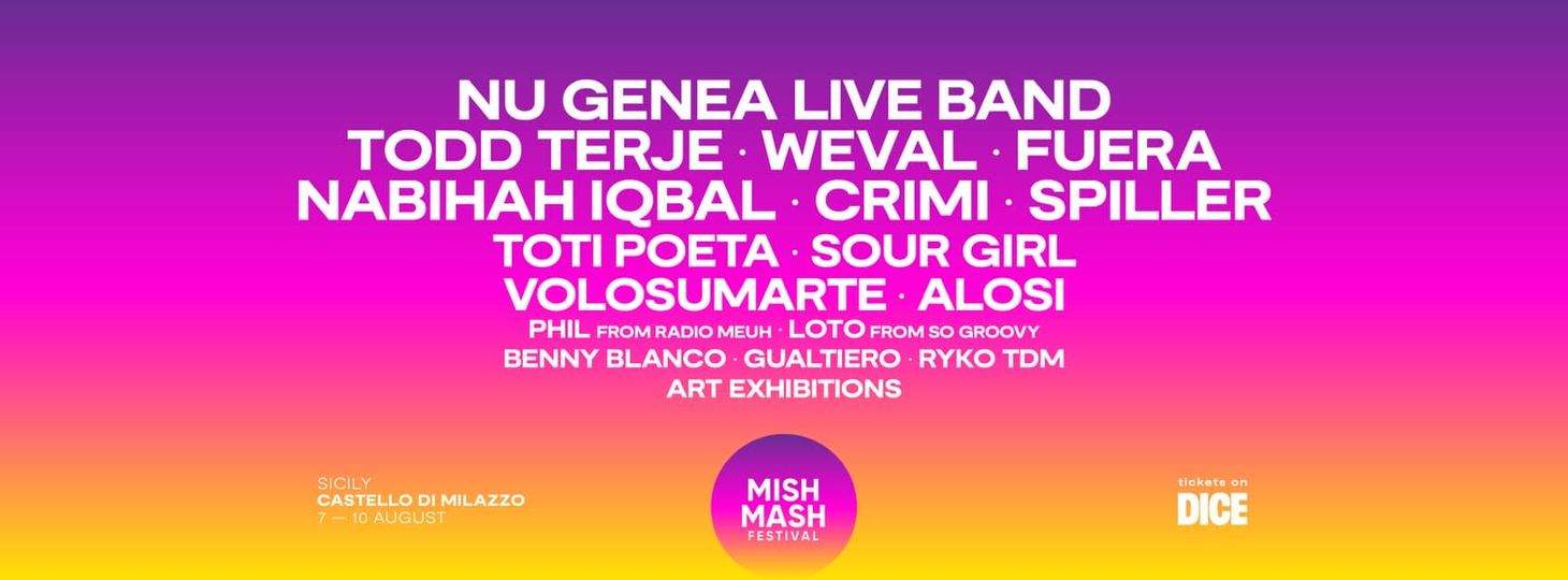 Mish Mash Festival - フライヤー表
