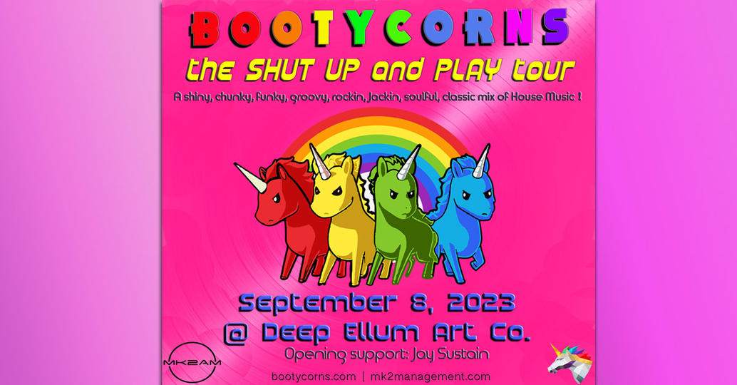 The Bootycorns Shut Up and Play Tour - Página frontal