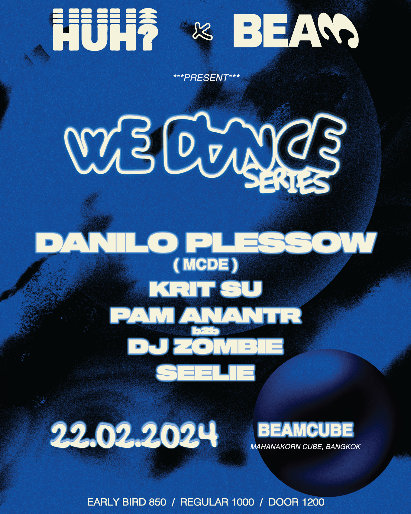 HUH? x Beamcube - 'WE DANCE' Series with Danilo Plessow (MCDE) - Página frontal