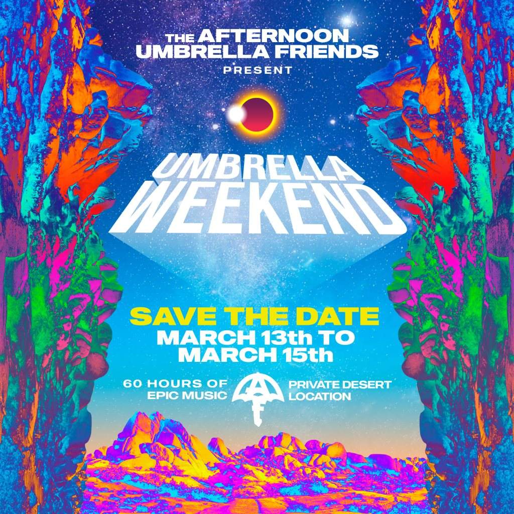 Umbrella Weekend 2020 - フライヤー表