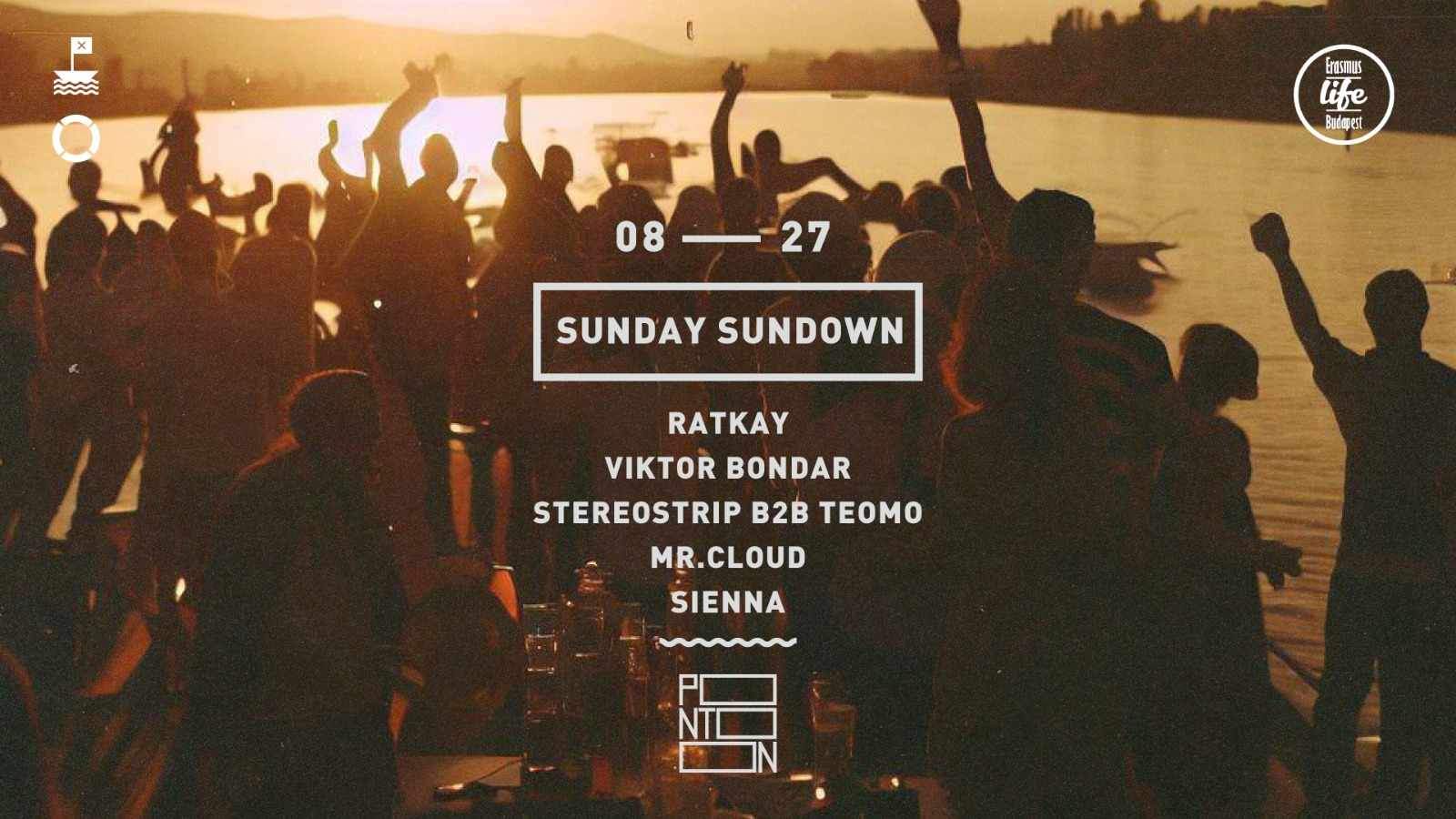 Sunday Sundown Summer Closing ~ ELB & SPONTAN ~ Pontoon ~ 27th August - Página frontal