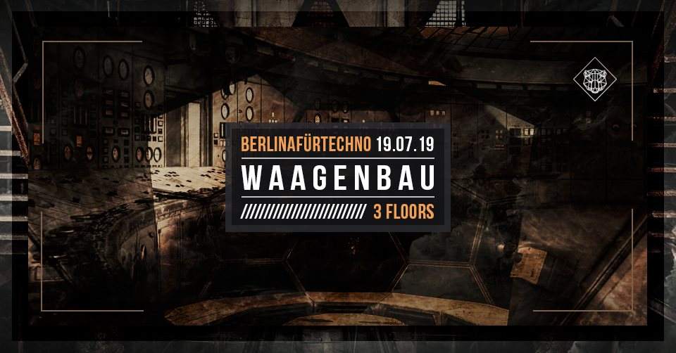 Waagenbau x BerlinaFürTechno with Filip Xavi, Kadosh, Sylvie Maziarz - フライヤー表