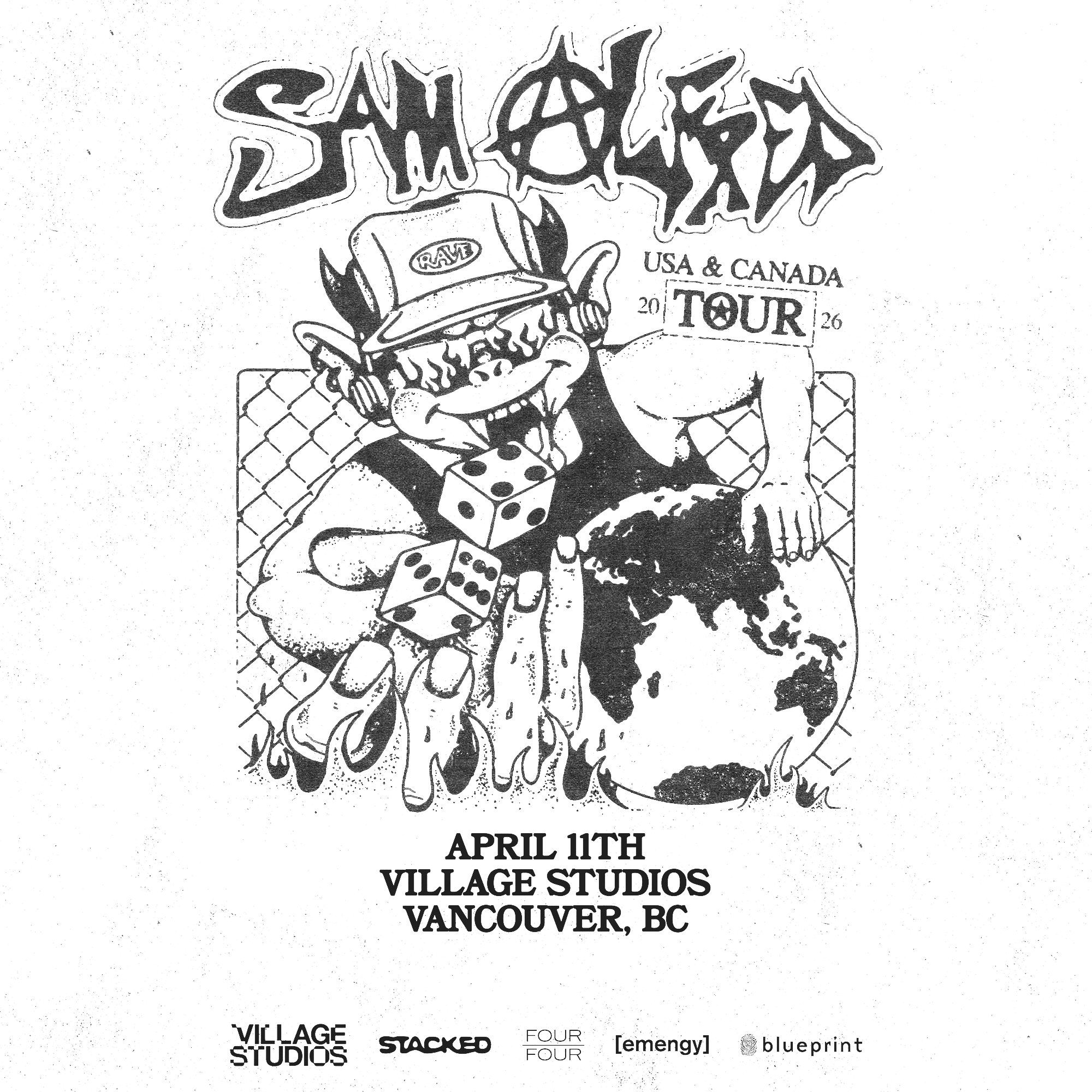 Sam Alfred at Village Studios, Vancouver