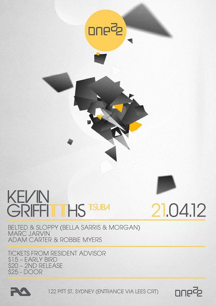 One22 presents; Kevin Griffiths  - フライヤー表
