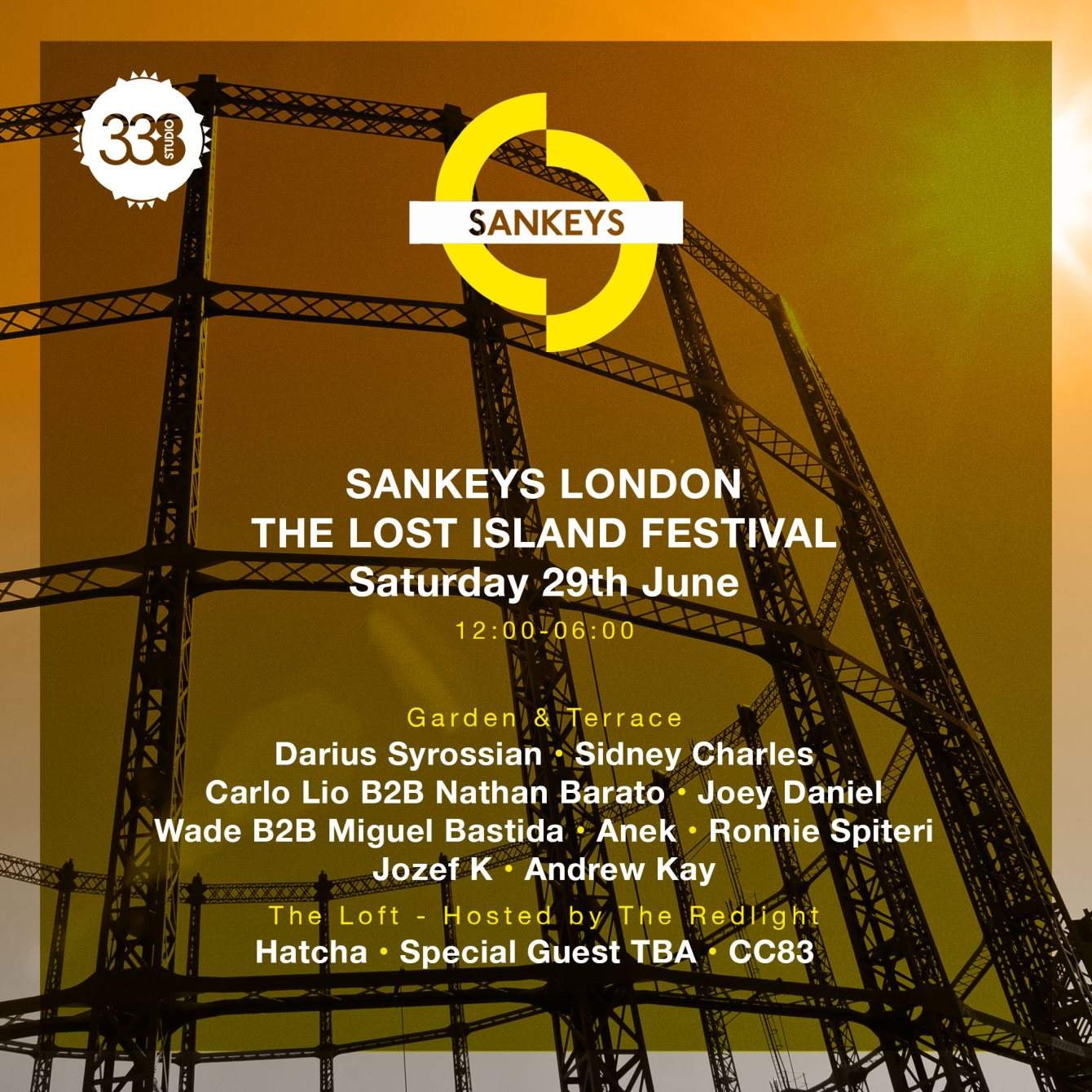 Sankeys London - The Lost Island Festival - Página trasera