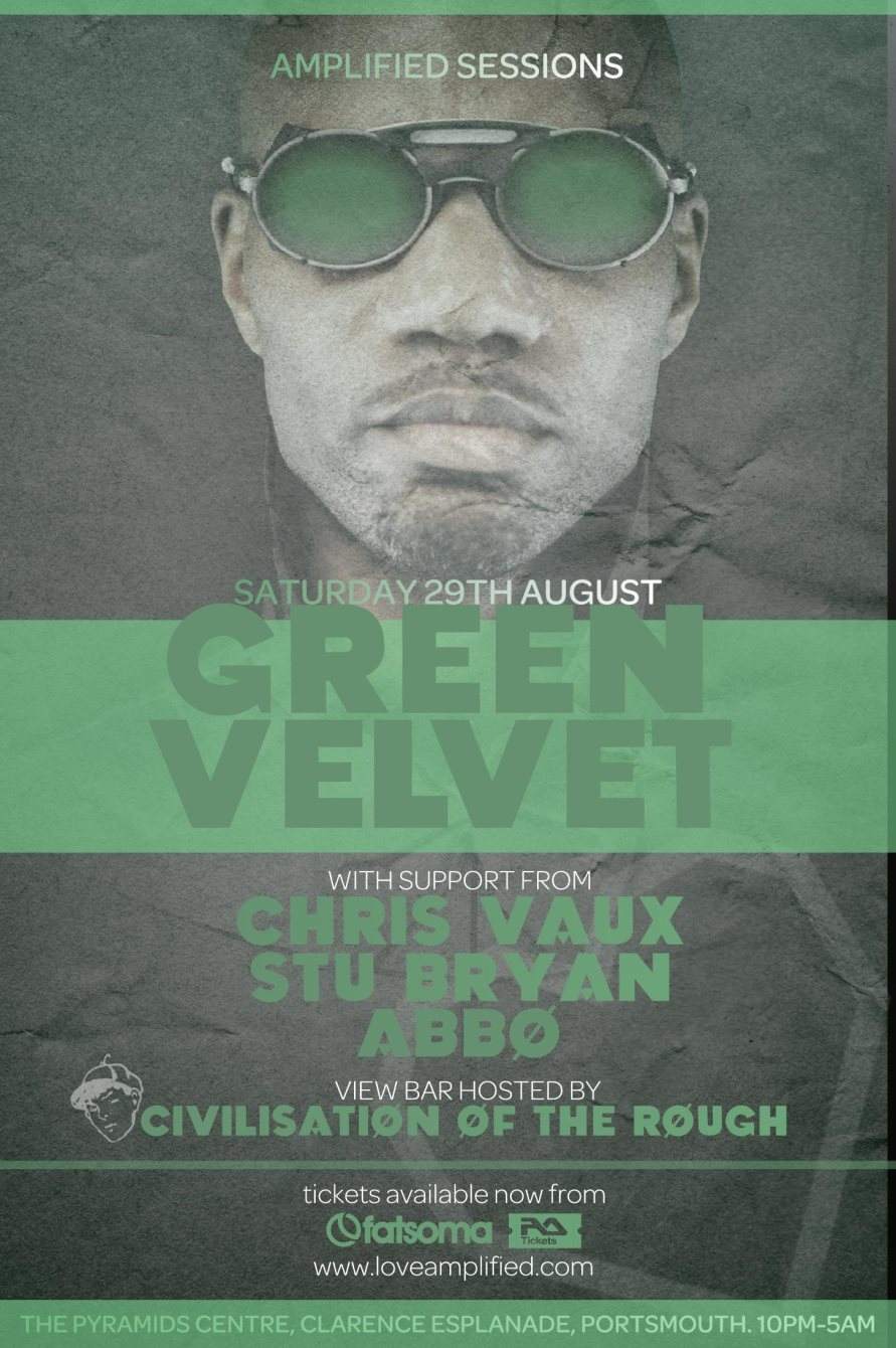 Amplified Sessions with Green Velvet + Rhythm Masters - フライヤー表