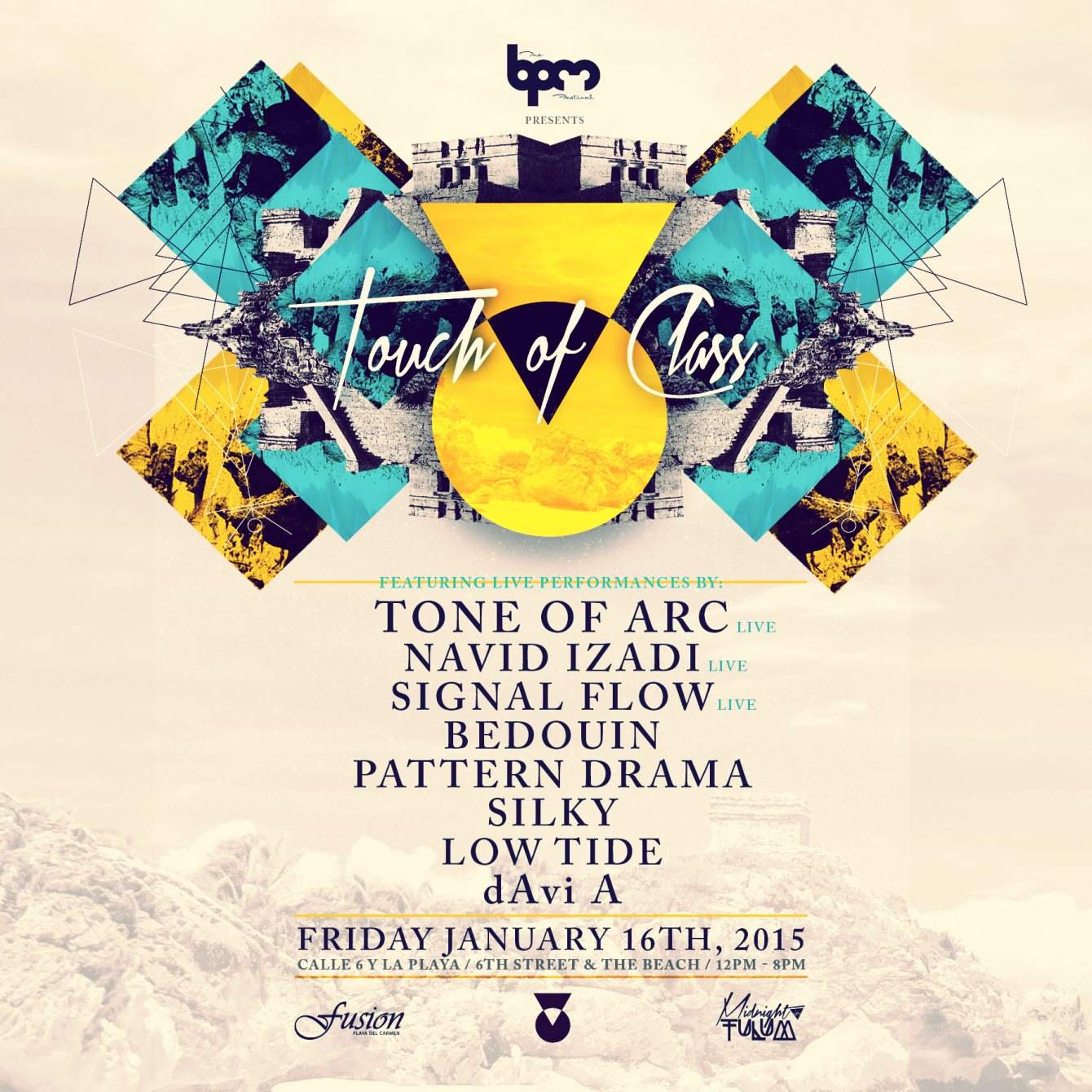 The BPM Festival: Touch Of Class - フライヤー表