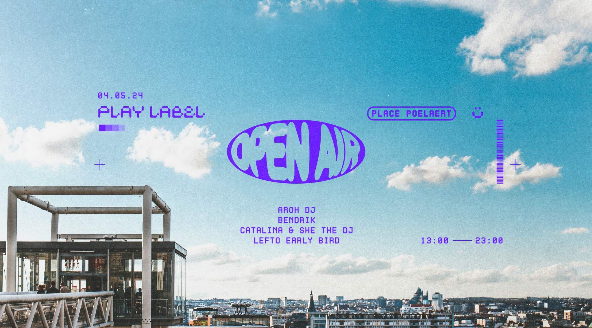 Play Label Open-Air - フライヤー表