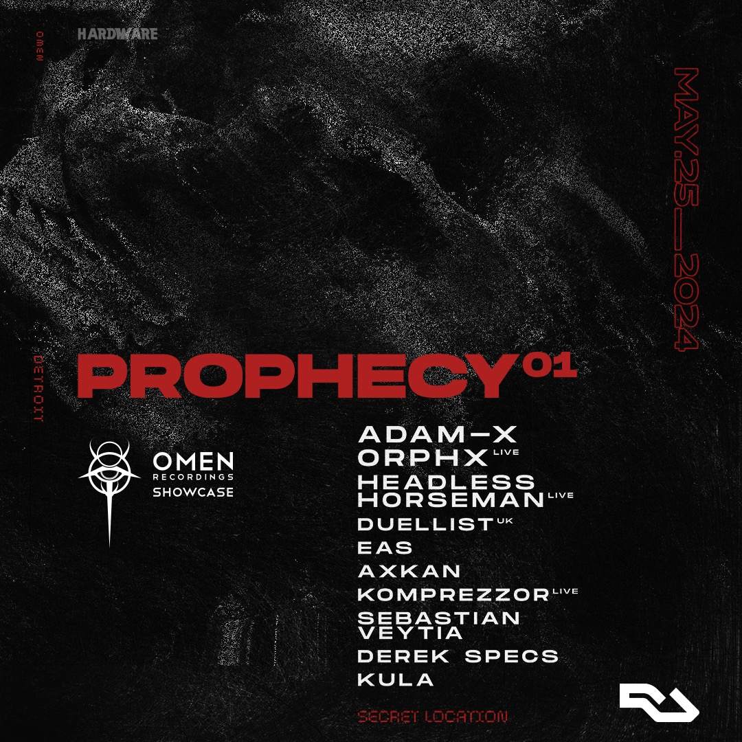 PROPHECY 01 : OMEN Showcase : Hardware - フライヤー裏