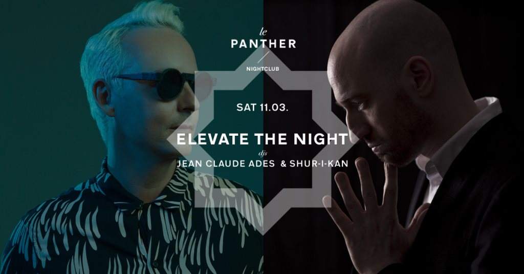 Elevate The Night with Jean Claude Ades & Shur-I-Kan - Página frontal