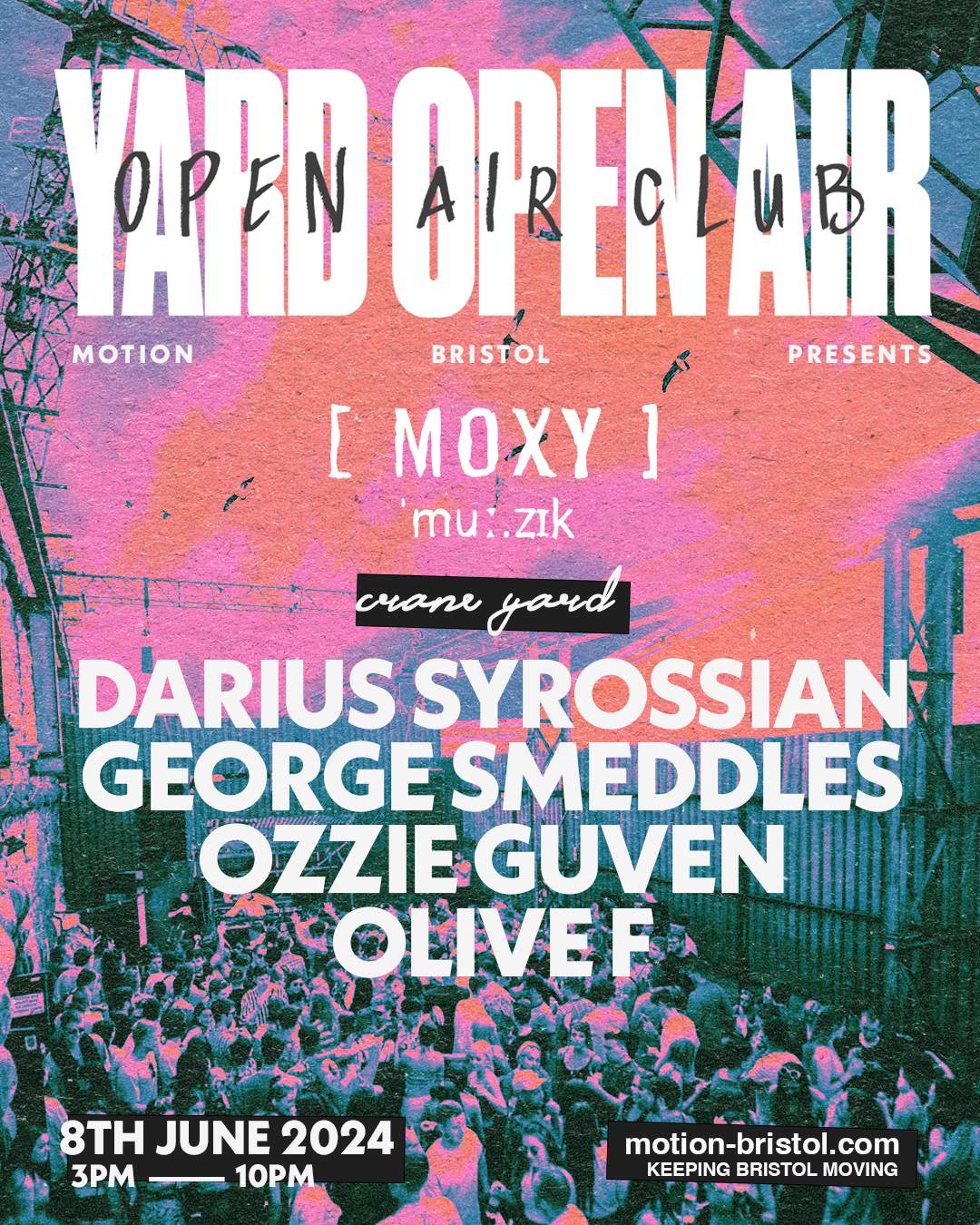 YARD Open Air Club x Moxy Muzik: Darius Syrossian + more - フライヤー裏