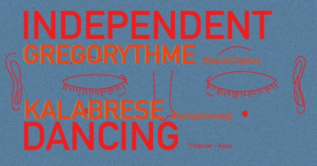 Independent Dancing / Gregorythme Live, Kalabrese - Página frontal