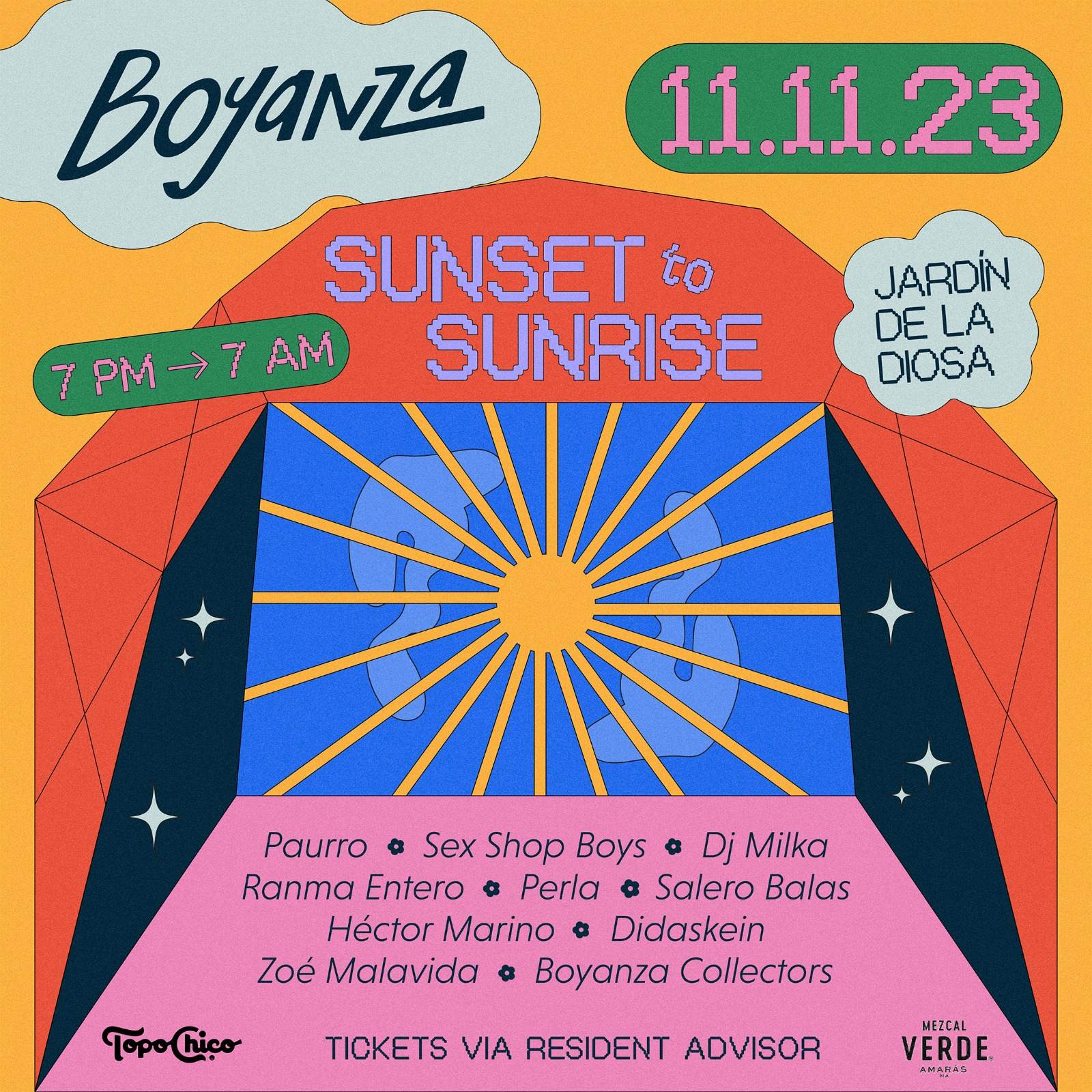 Boyanza: Sunset to Sunrise - フライヤー表