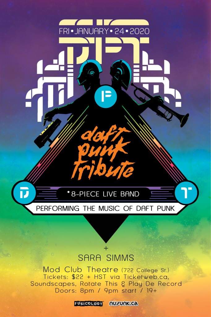 Daft Punk Live Tribute DJ Sara Simms - Página frontal