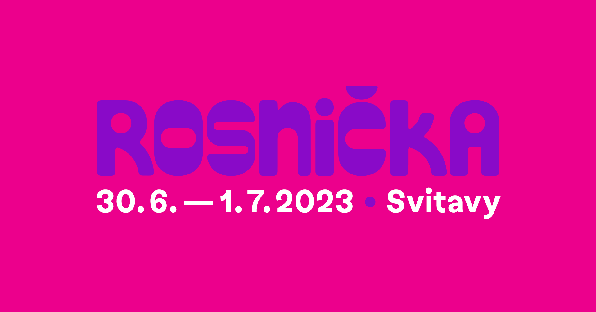 Festival Rosnicka 2023 - フライヤー表