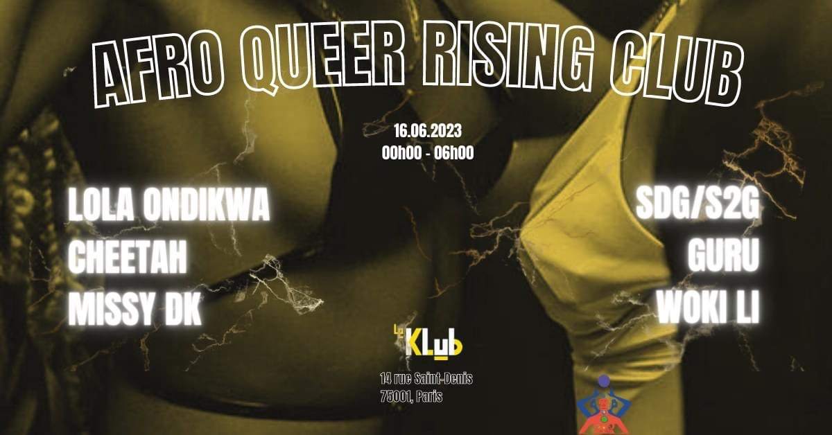 Afro Queer Rising Club - フライヤー表