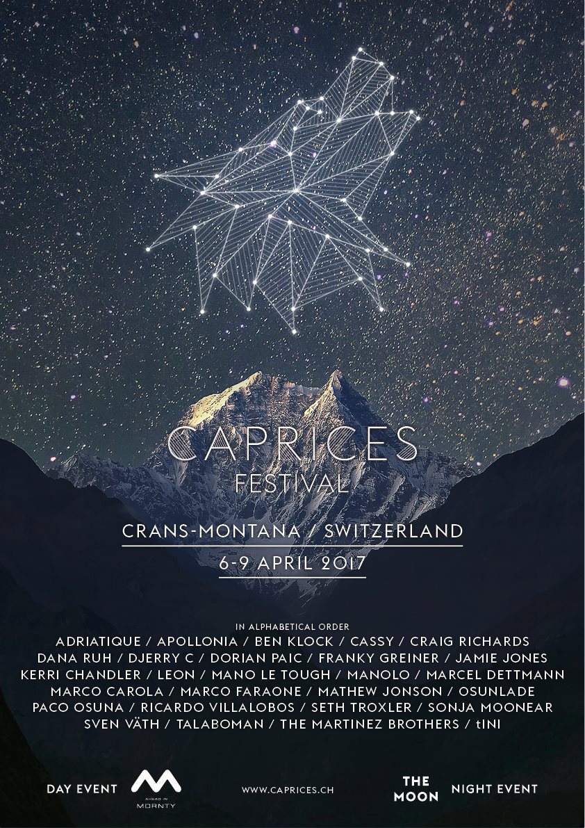 Caprices Festival 2017, Opening Night - Página frontal