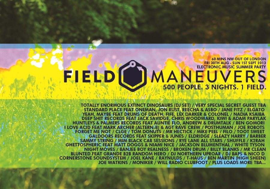 Field Maneuvers 2013 - フライヤー表